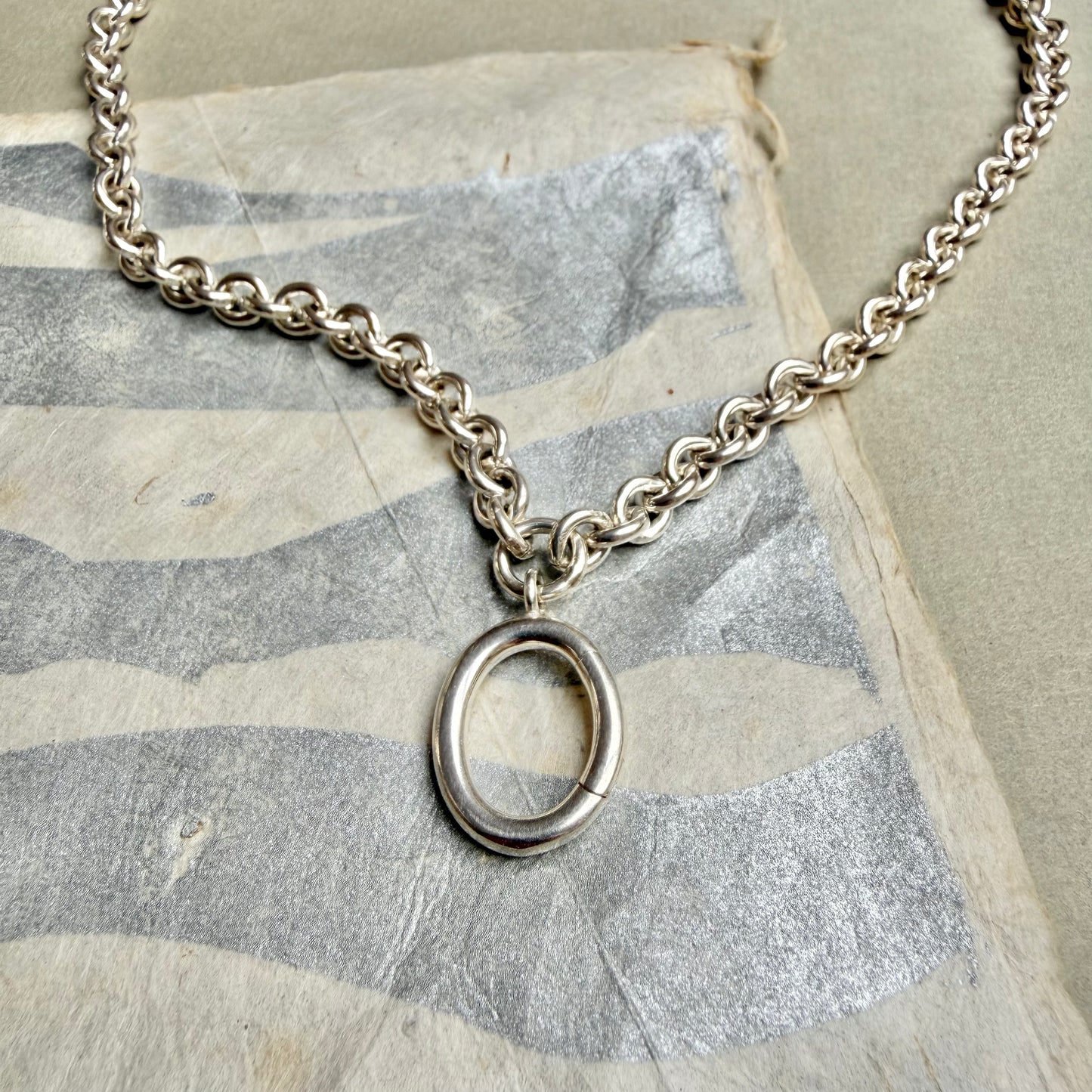 Oval Locket Necklace