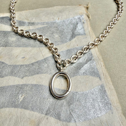 Oval Locket Necklace