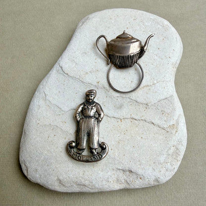 Tea Pot Eyeglasses Holder Brooch