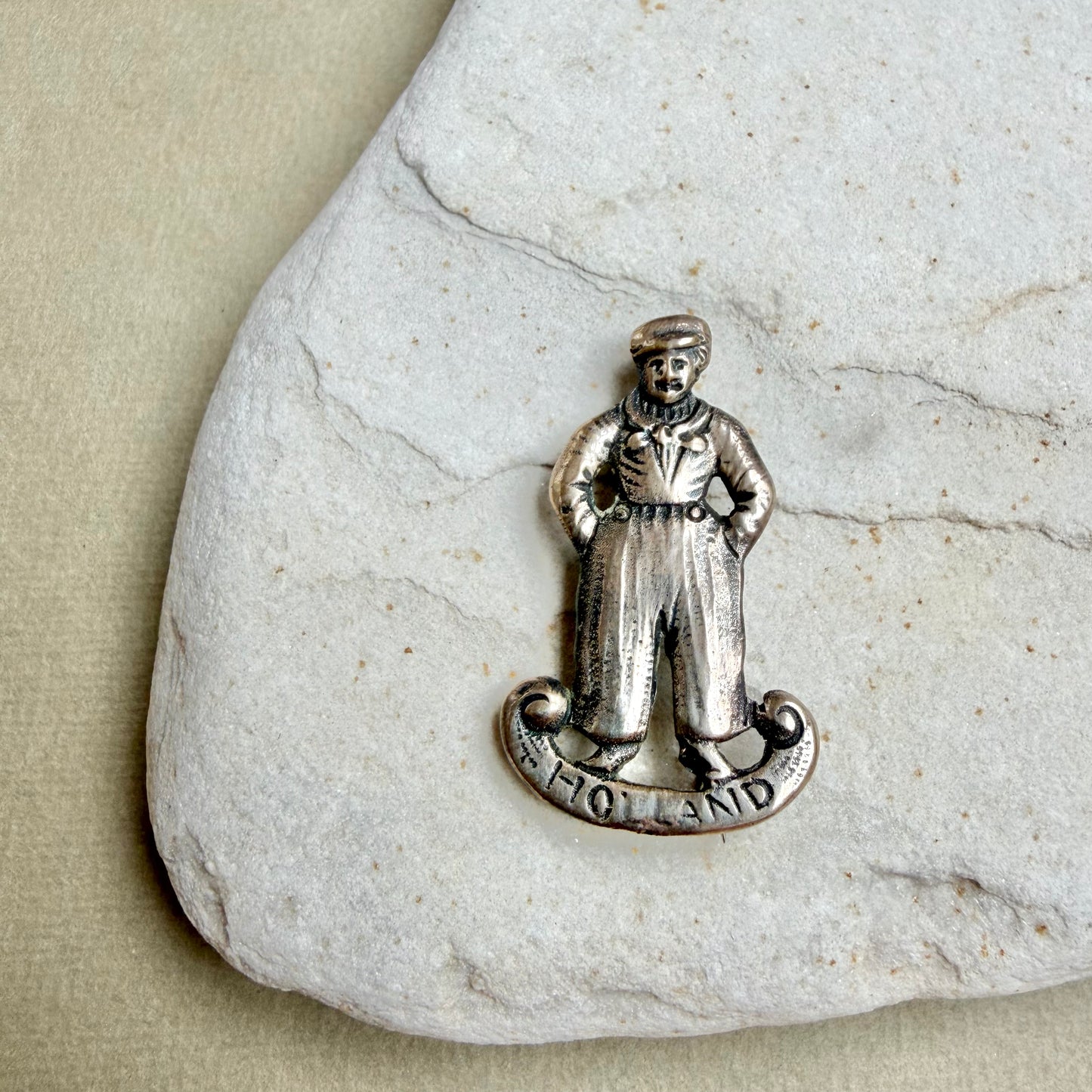 Silver Pin Brooch "Holland"