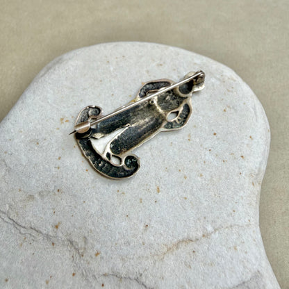 Silver Pin Brooch "Holland"